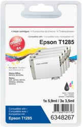 Office Depot Epson T1285 Black 3 Colour Inkjet Multipack