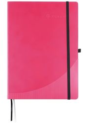 Foray Notebook Hardcover Pink A5 Ruled