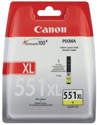 Canon CLI 551XLY Yellow Inkjet Cartridge High Yield