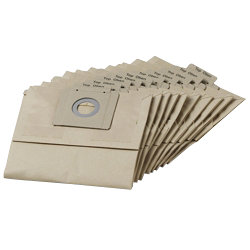 Paper Filter bags for Karcher T121 pack 10 