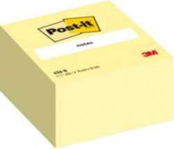 Post it Pastel Yellow Cube 76mm x 76mm 1 cube per pack