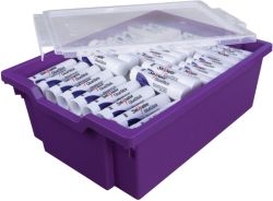 Snopake Glue Sticks Assorted Sizes Class Pack of 235