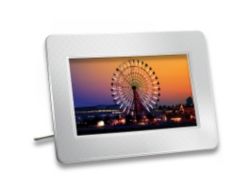 Transcend PF705 Digital Photo Frame 7 White