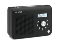 Pure One Classic Series II Portable DAB Digital and FM Radio Black 