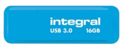 Integral Neon Flash Drive Blue USB 30 16GB