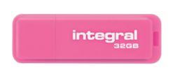 Integral Neon Flash Drive Pink USB 20 32GB
