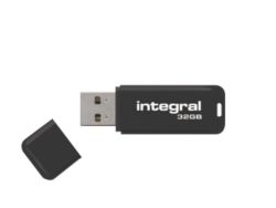 Integral Neon Flash Drive Black USB 20 32GB