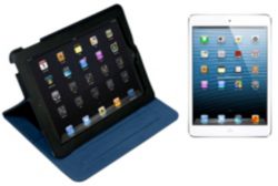 Apple iPad mini 16GB WiFi White/Silver + Port Designs Acapulco iPad Mini Case Black/Blue