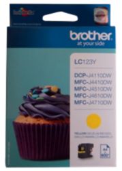 Brother LC123Y Yellow Inkjet Cartridge