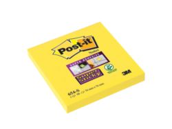 Post it Super Sticky Daffodil Yellow 76mm x 76mm 12 Pads 