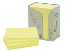 Post it Canarytm Yellow Recycled Notes Towers 76 x 127mm