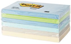 Post it Cool Pastel Rainbow Notes 76mm x 127mm 6 pads per pack 