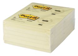 Recycled Paper Post itYellow Notes 127mm x 76mm 12 pads per pack 