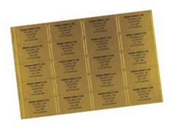 Address Telephone Labels Gold 65 sheet 16sheets PK