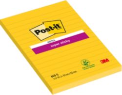 Post it Super Sticky Daffodil Yellow 152mm x 102mm Pack of 6 pads 