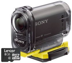 Sony HDR AS15 Action Camcorder Kit inc 8GB Micro SD Card