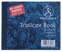 Pukka Pad Ruled Triplicate Book 105 x 130mm