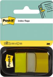 Post it Index Yellow Flags 25mm 50 flags per dispenser
