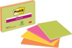 Post it Super Sticky Meeting Notes 149mmx200mm 4 pads per pack