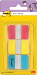 Post it Strong Index in red yellow blue 25mm 66 Flags