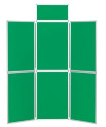 6 Panel Display Unit Green 923H x 619Wmm