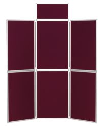 6 Panel Display Unit Wine 923H x 619Wmm