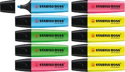 Stabilo Boss Highlighters Assorted Big Box Pack of 10
