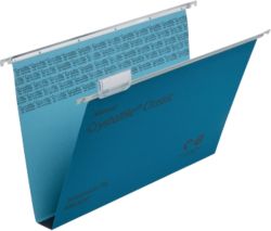Rexel Crystalfile Classic Suspension Files Manilla 30mm Capacity Foolscap Blue Box 50