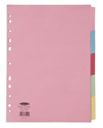 Concord A4 Manilla 5 Part Divider