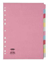 Concord A4 Manilla 12 Part Dividers
