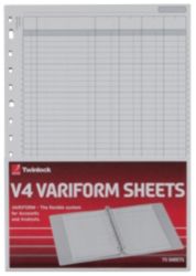 Twinlock Variform V4 11 3 4 X 8 1 4 4 Cash Column Sheets