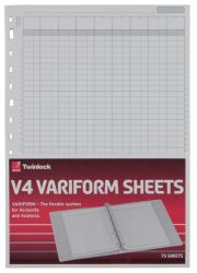 Twinlock Variform V4 11 3 4 X 8 1 4 14 Cash Column Sheets