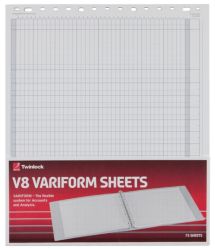 Twinlock Variform V8 11 3 4 X 14 14 Cash Column Sheets