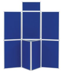 7 Panel Display Unit Blue 923H x 619Wmm