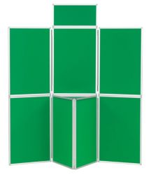 7 Panel Display Unit Green 923H x 619Wmm