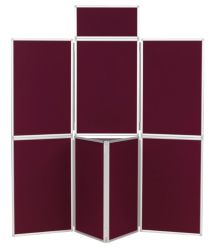 7 Panel Display Unit Wine 923H x 619Wmm