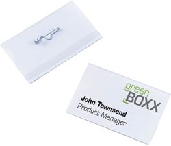 Durable Pin Badges 54 x 90 mm 50 Per Pack