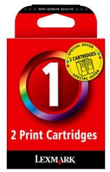 Lexmark 1 Cyan Magenta Yellow Printer Ink Cartridge 80D2955