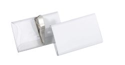 Durable Crocodile Clip Badges 40 x 75 mm 25 Per Pack