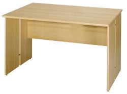 Sun Office Furniture 120cm Desk Beech 120W x 80D x 72H cm 