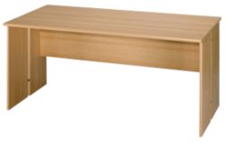 Sun Office Furniture 160cm Desk Beech 160W x 80D x 72H cm 