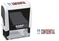 Trodat Word Stamp Confidential Each