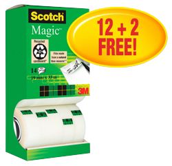 Scotch 14 Rolls Magic Tape Each
