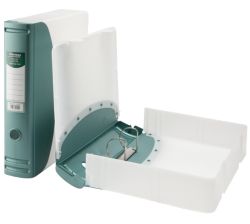 Hermes Polypropylene Box File Metallic Green