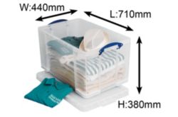 Really Useful Plastic Storage Box 380x440x710mm 84 Litre