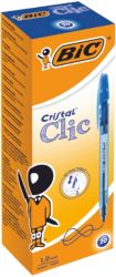 BiC Cristal Clic Blue pk 20