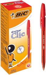 BiC Cristal Clic red pk 20