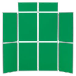 8 Panel Display Unit Green 923H x 619Wmm