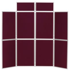 8 Panel Display Unit Wine 923H x 619Wmm