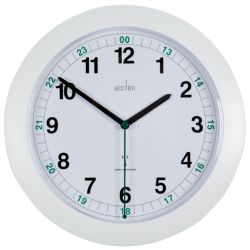 Acctim Radio Controlled Wall Clock White 275mm 